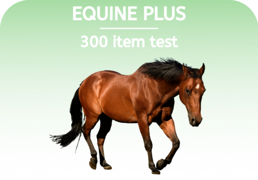 Our Plus Equine Test with 100 items tested