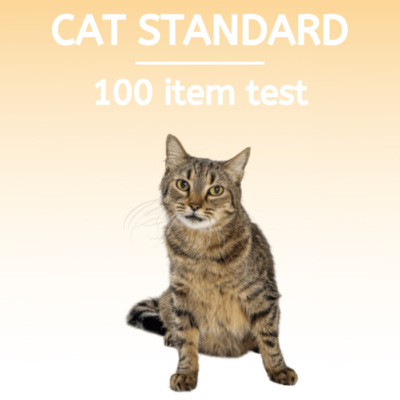 Our Standard Cat Test with 100 items tested